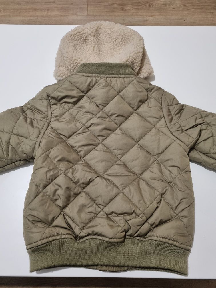 Nowa ocieplana kurtka dziecięca na kożuszku Primark r. 92cm 18-24m