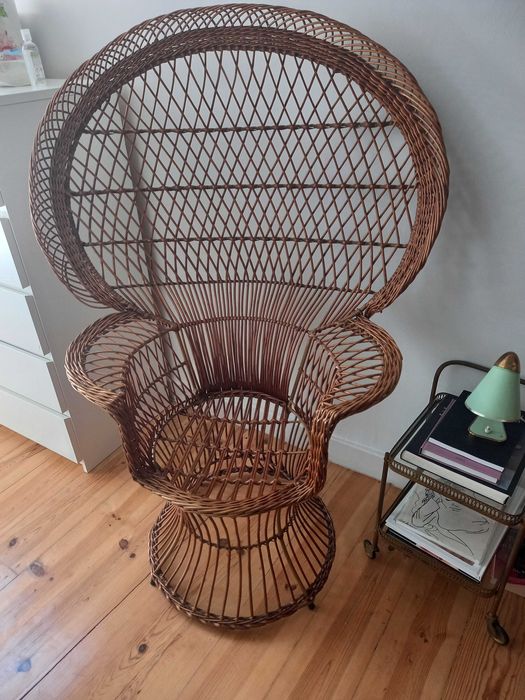 Cadeira Pavão - Peacock Chair - Vintage Chair in Bamboo