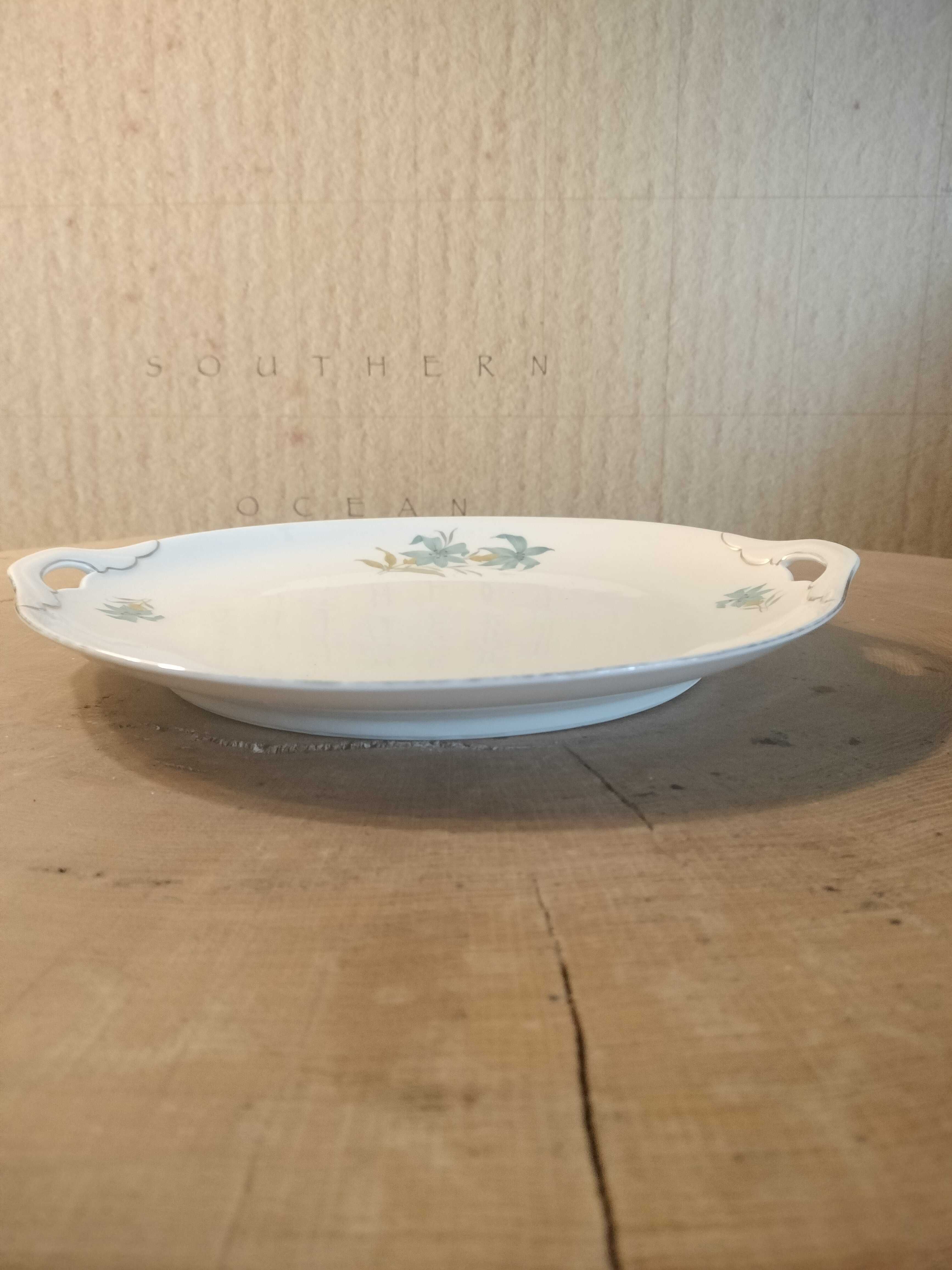 stary porcelanowy talerz/ patera sygnowana Bavaria, nr 17