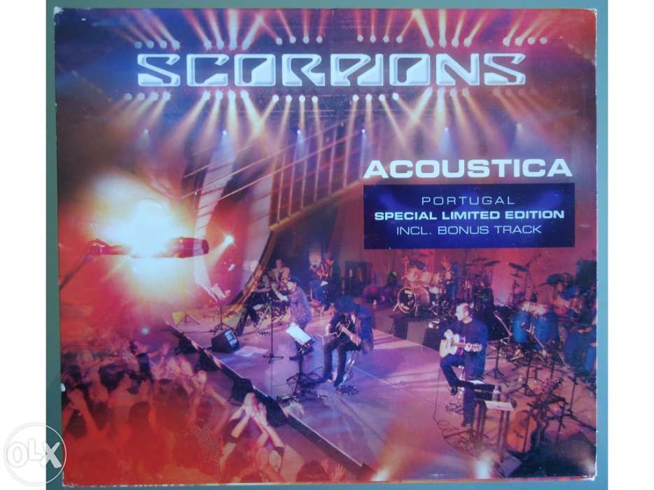 SCORPIONS - Acoustica (Edição Limitada, concerto gravado em Portugal)