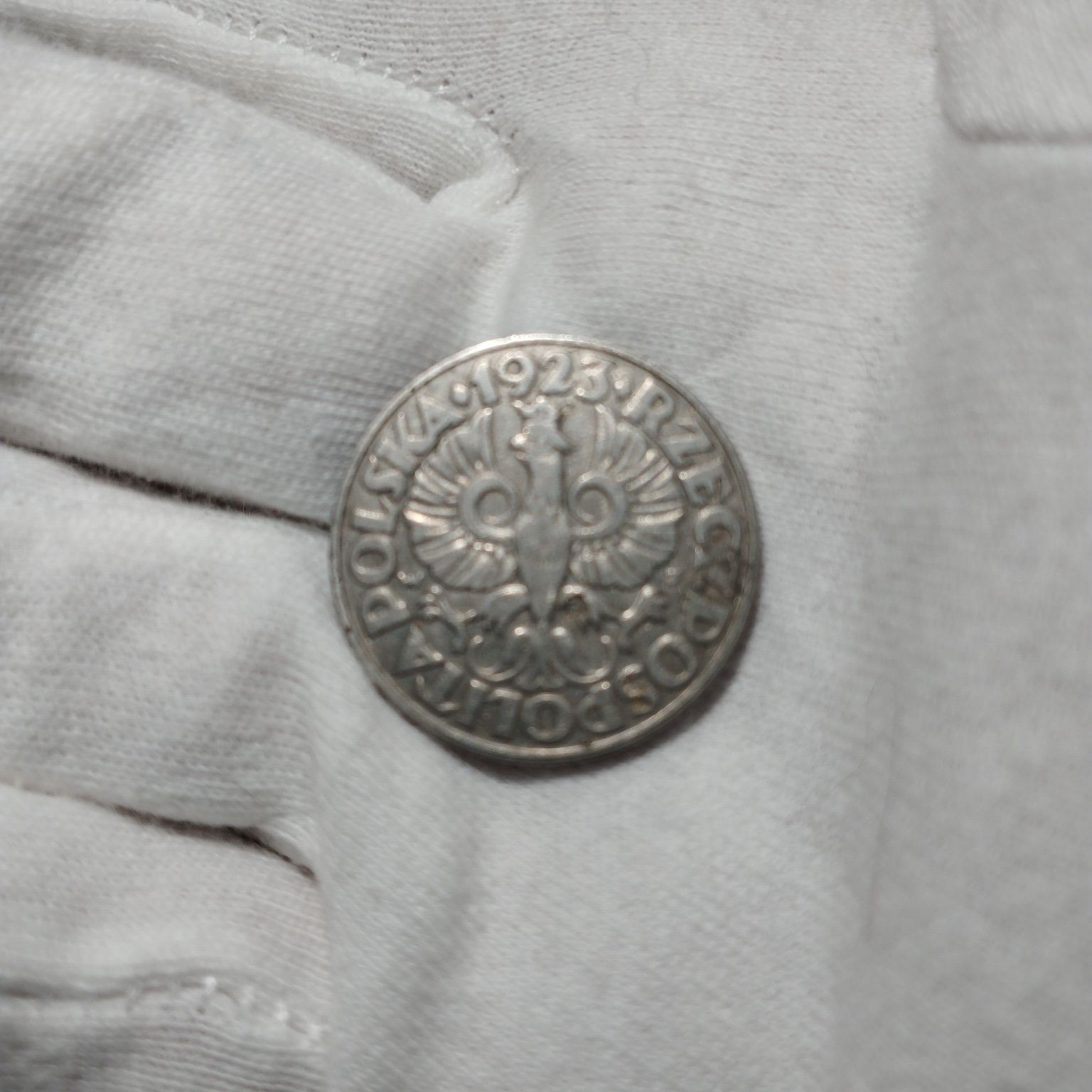 Moneta 50gr 1923r nikiel