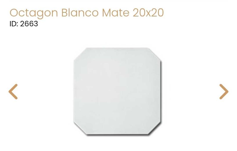 Plytki oktagonalne equipe banco mate 20x20
