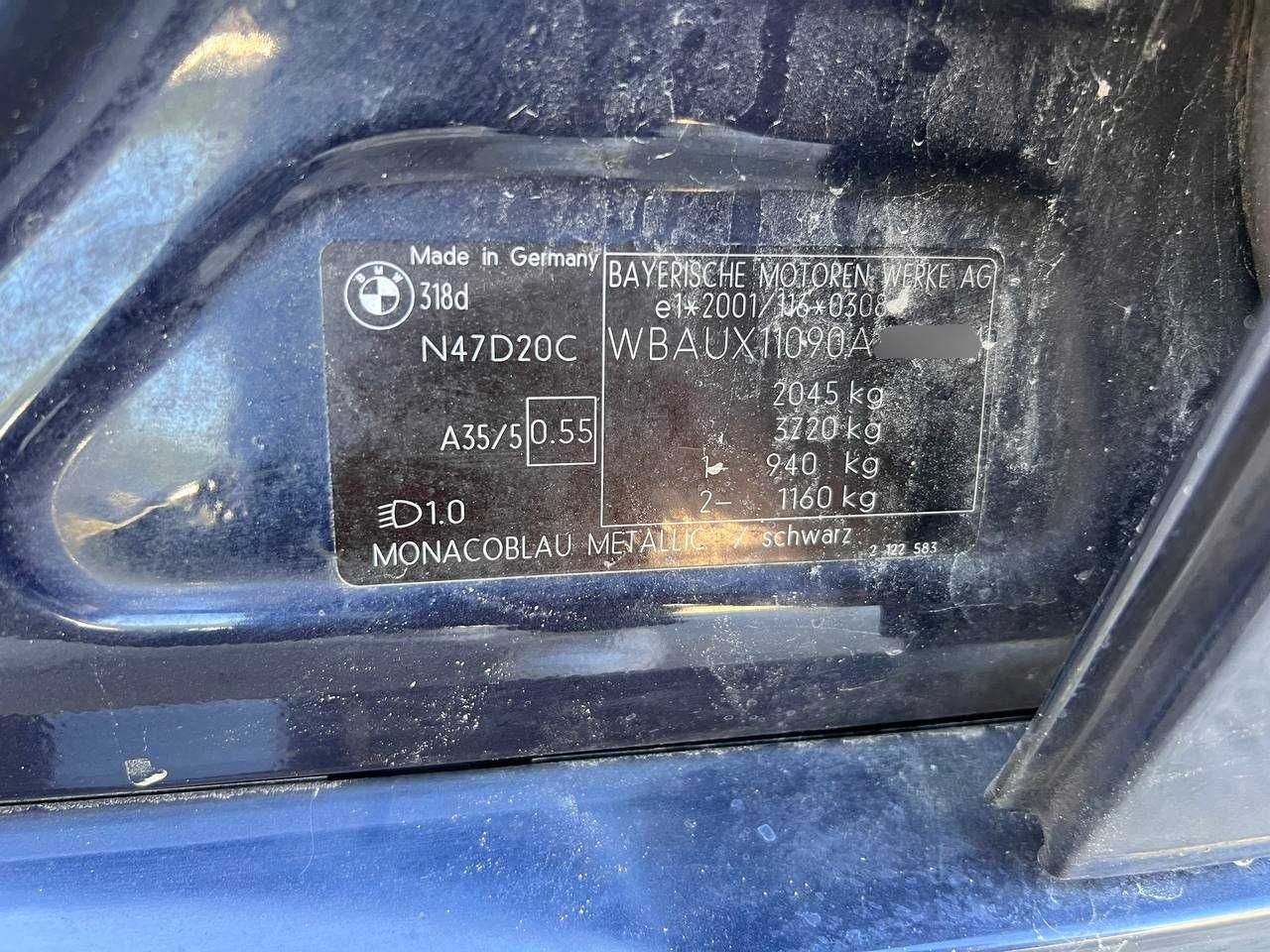 Двері дверка BMW 3 Е90 Е91 БМВ E90 E91 Права Ліва Передня Задня А35