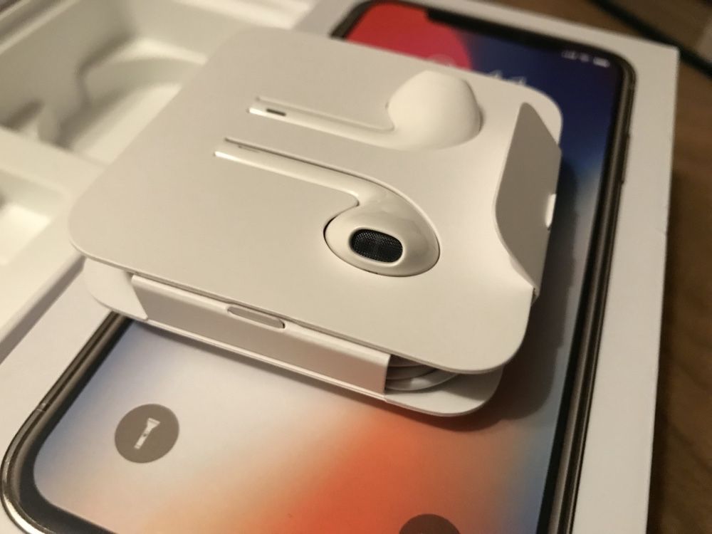 Наушники Apple EarPods iPhone X, Lightning и переходник 3,5mm Оригинал
