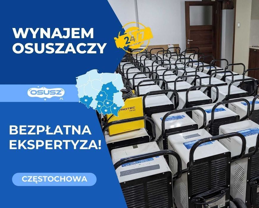 WYNAJEM Osuszacz Budowlany trotec | Pochłaniacz wilgoci | Osuszanie