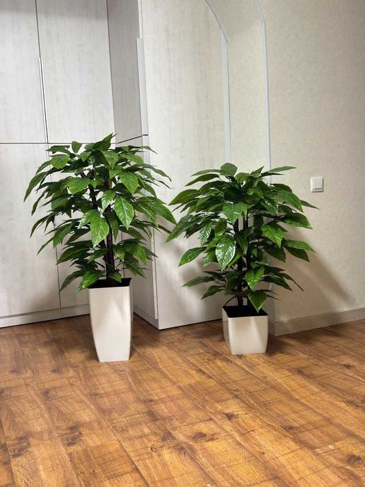 Декоративні штучні дерева вазони рослини