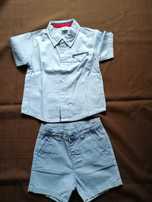 Camisa + calções, Ativo, 18 meses