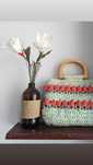 Handmade crochet bag