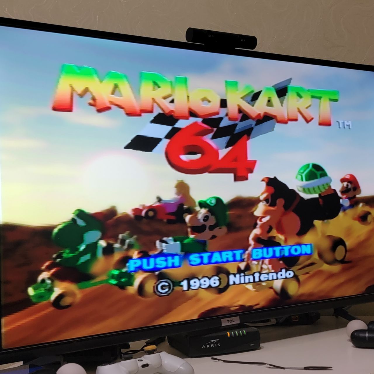 Nintendo 64 + 7 ігор + карта пам'яті
