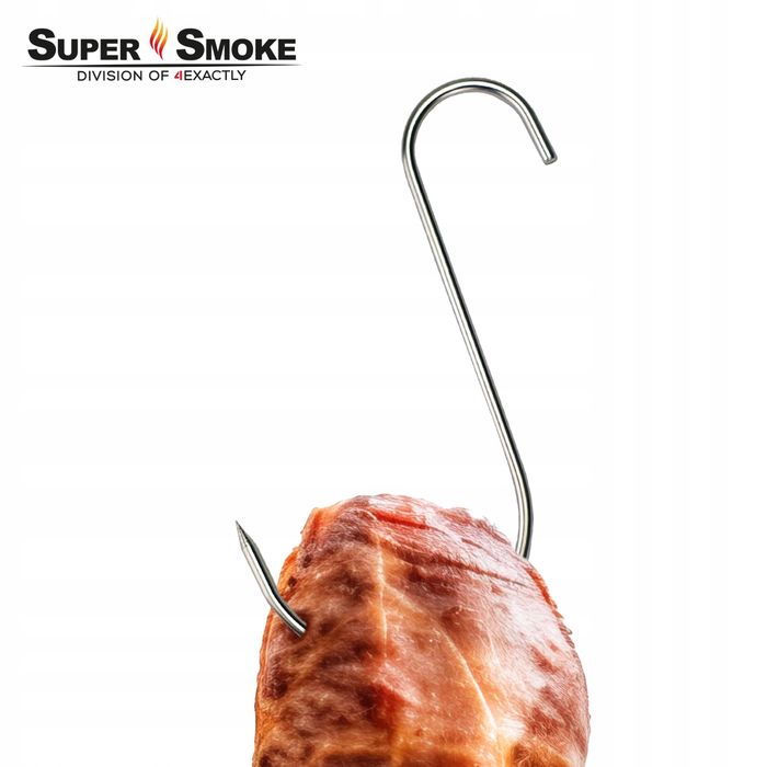 Hak Wędzarniczy Super Smoke typu "S" do mięs i wędlin 4mm 15cm Premium