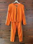 pomarańczowy set dresowy bluza+spodnie