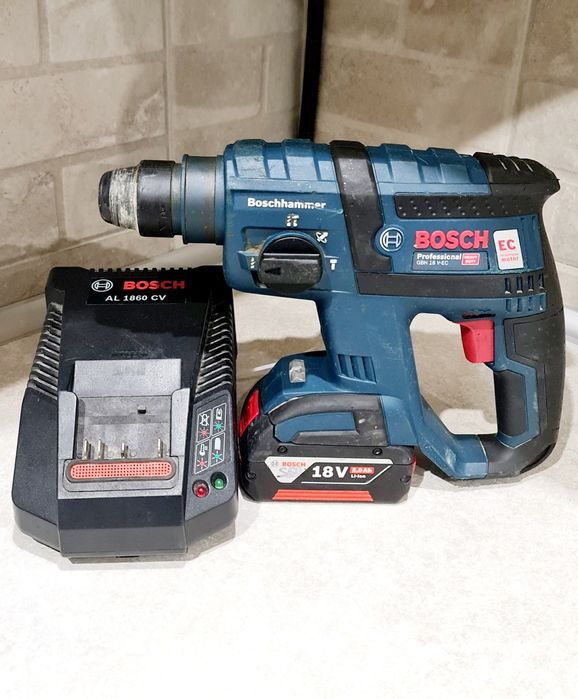 Акумуляторний безщітковий Перфоратор BOSCH gbh 18 v-ec