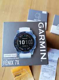 Zegarek Garmin Fenix 7X Sapphire Solar Biały DLC tytanowy NOWY !unikat
