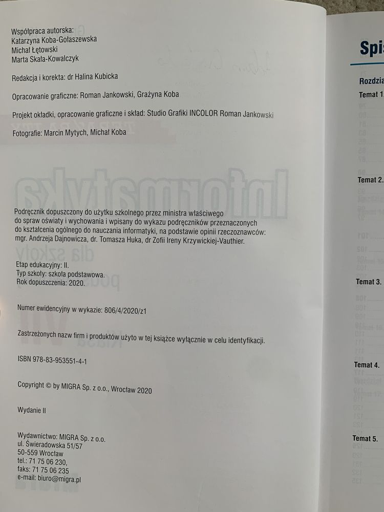 Informatyka klasa VII Teraz Bajty