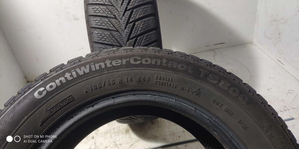 Opony Opona 185/65R14 Continental Zimowe para 2szt TS800 komplet