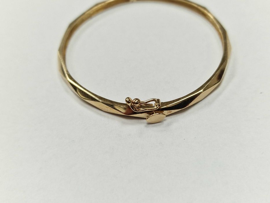 Złota bransoletka damska/ 585/ 7.11 gram/ od Apart/ Sztywna/ nowoczesn