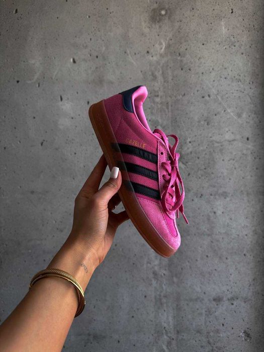 Кросівки Adidas Gazelle Indoor Blis Purple Pink premium