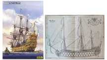 Kit navio 1/100 - Le Soleil Royal, Heller 1500