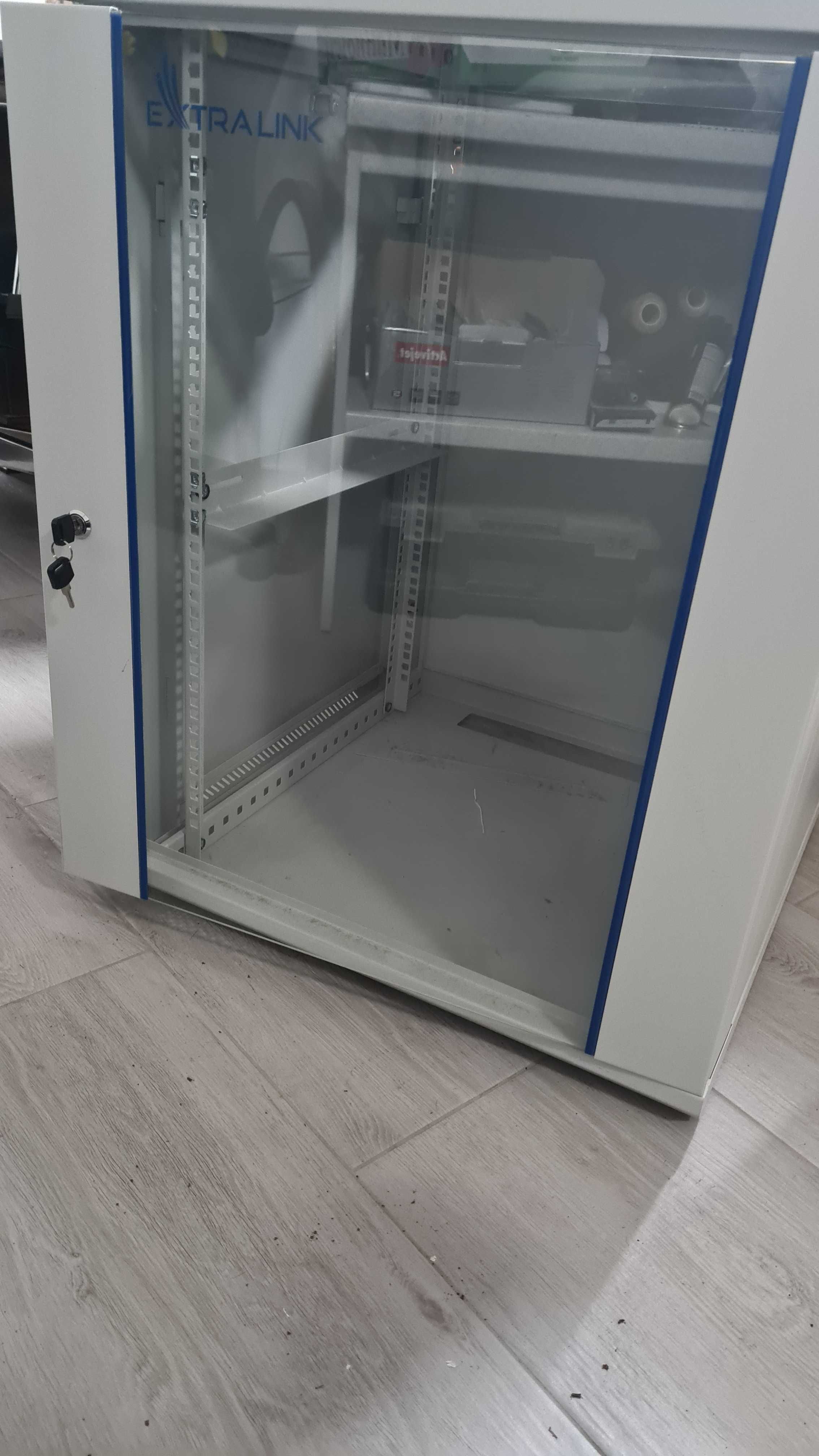 Extralink EX 600x600 Szara Szafa rack montowana na ścianie