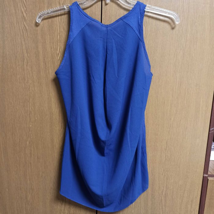 Кофта блузка блуза топ туника синяя электрик Германия!