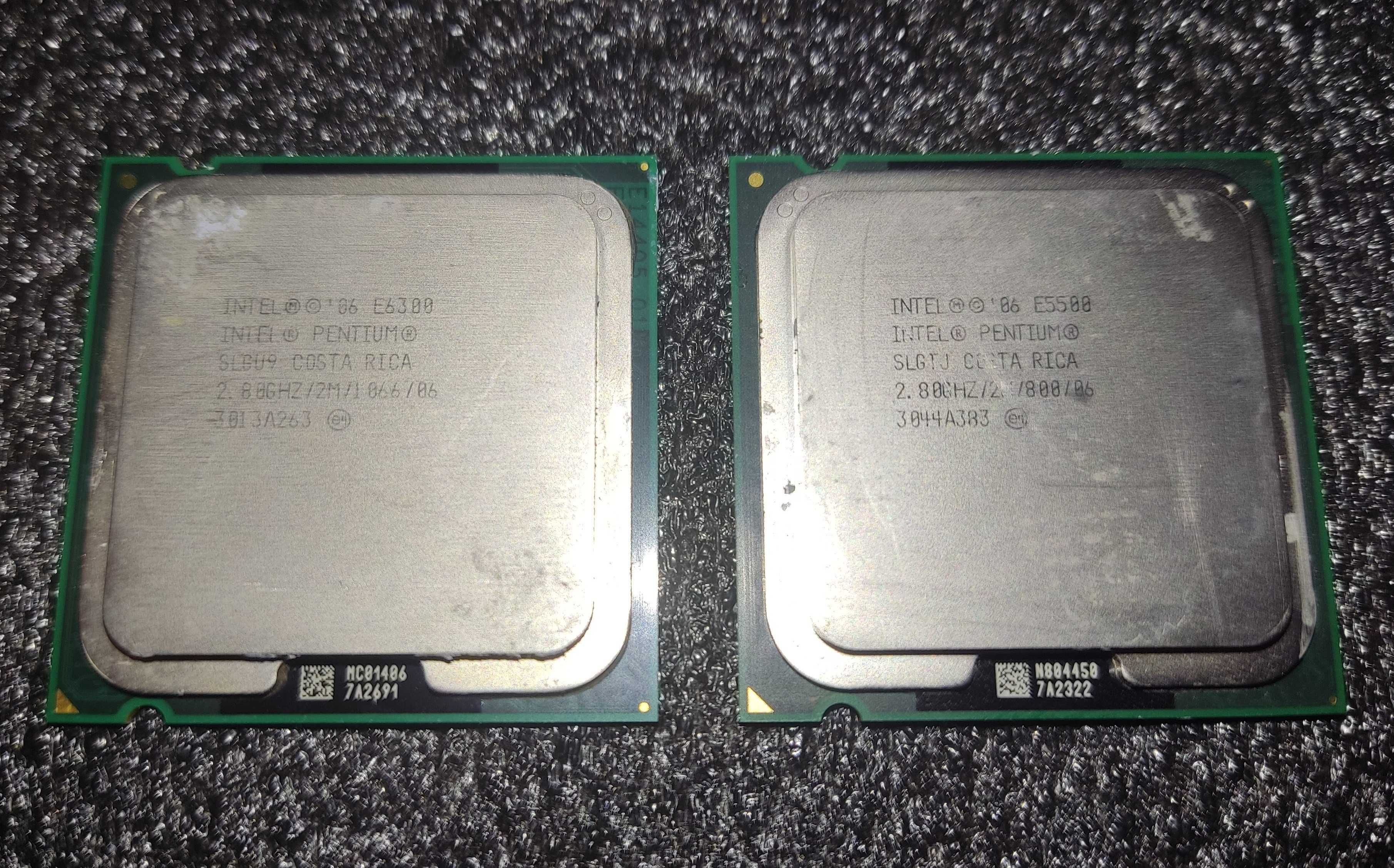 Процессор 775 сокет Pentium E6300, E5500
