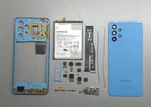 Samsung A325 A32 Шлейф Батарея Разъем SIM Камера Корпус Крышка Сканер