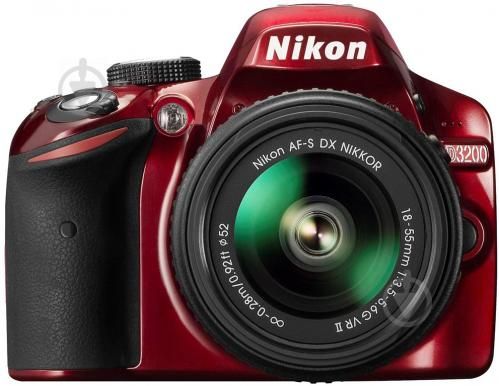 Продам фотоаппарат Nikon D3200 18-55mm VR Kit Red