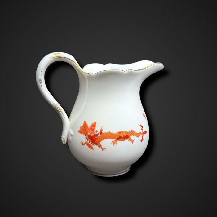 Mlecznik dzbanek Miśnia meissen z motywem smoka b51/10046