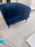 Pufa roz.67×67 kolor granatowy.