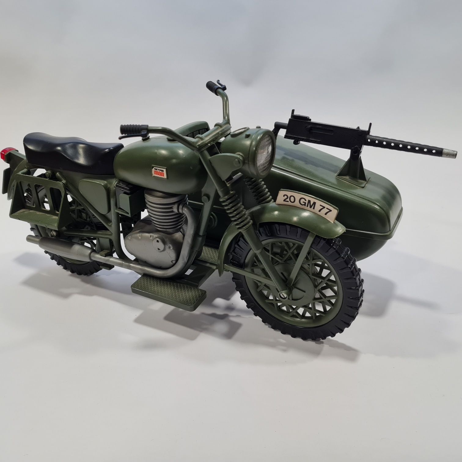 Mota militar com side car antiga Geyperman