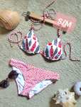 Bikini koka w groszki r.s/m - nieużywane