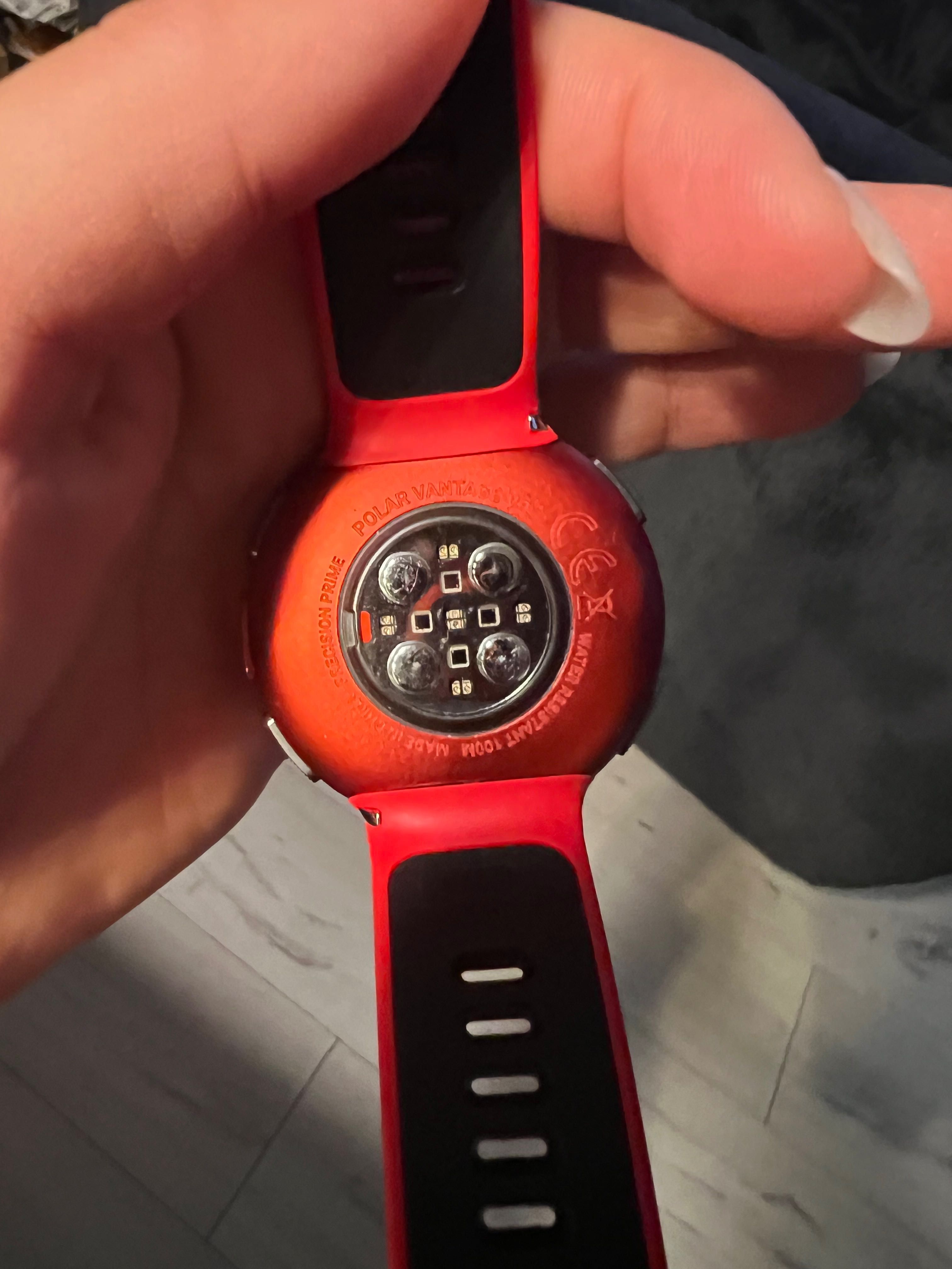 Zegarek smartwatch Polar V2 czerwony