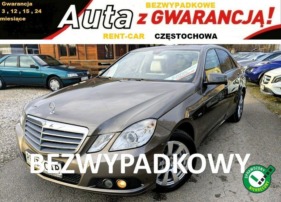 Mercedes-Benz Klasa E 2.2CDi*136PS*OPŁACONY*Bezwypadkowy Klima Navi Skóry*Serwis*GWARANCJA24