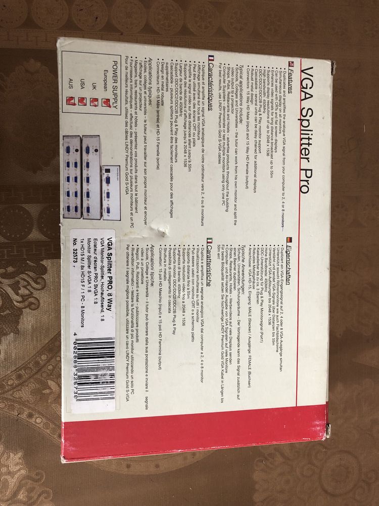VGA Splitter Pro 8 canais