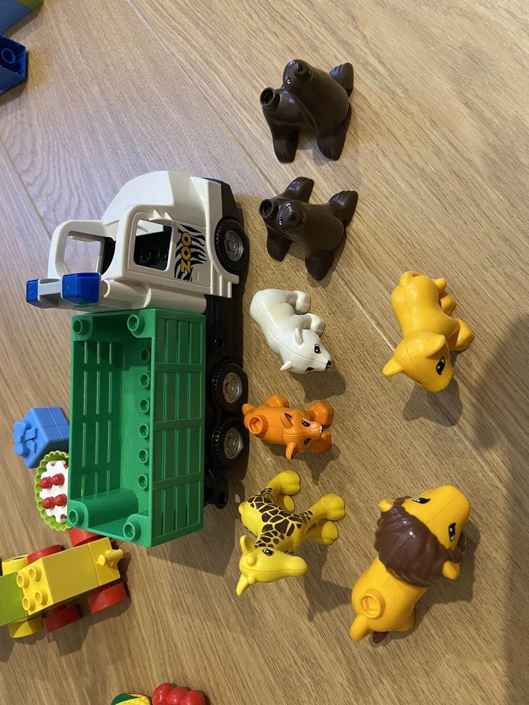 Lego Duplo zestaw, pociag, Zoo, farma