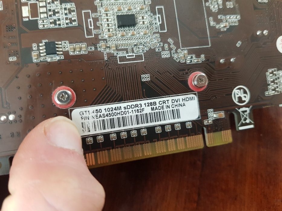 Gainward PCI-Ex GeForce GTS 450 1024MB GDDR3 (128bit) (має нюанс)