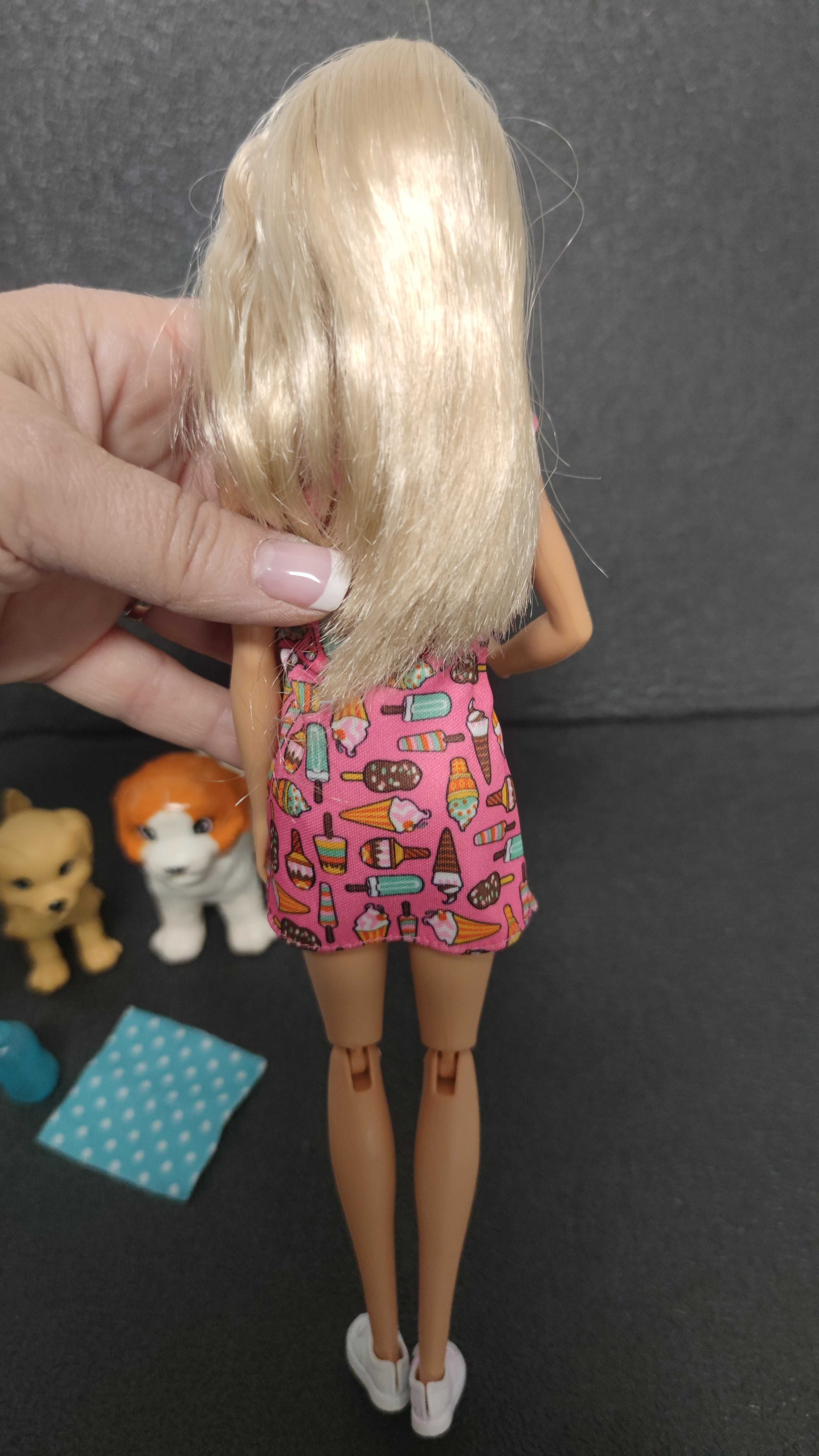 Barbie Mattel opiekunka piesków FXH08 pieski akcesoria Doggy Daycare
