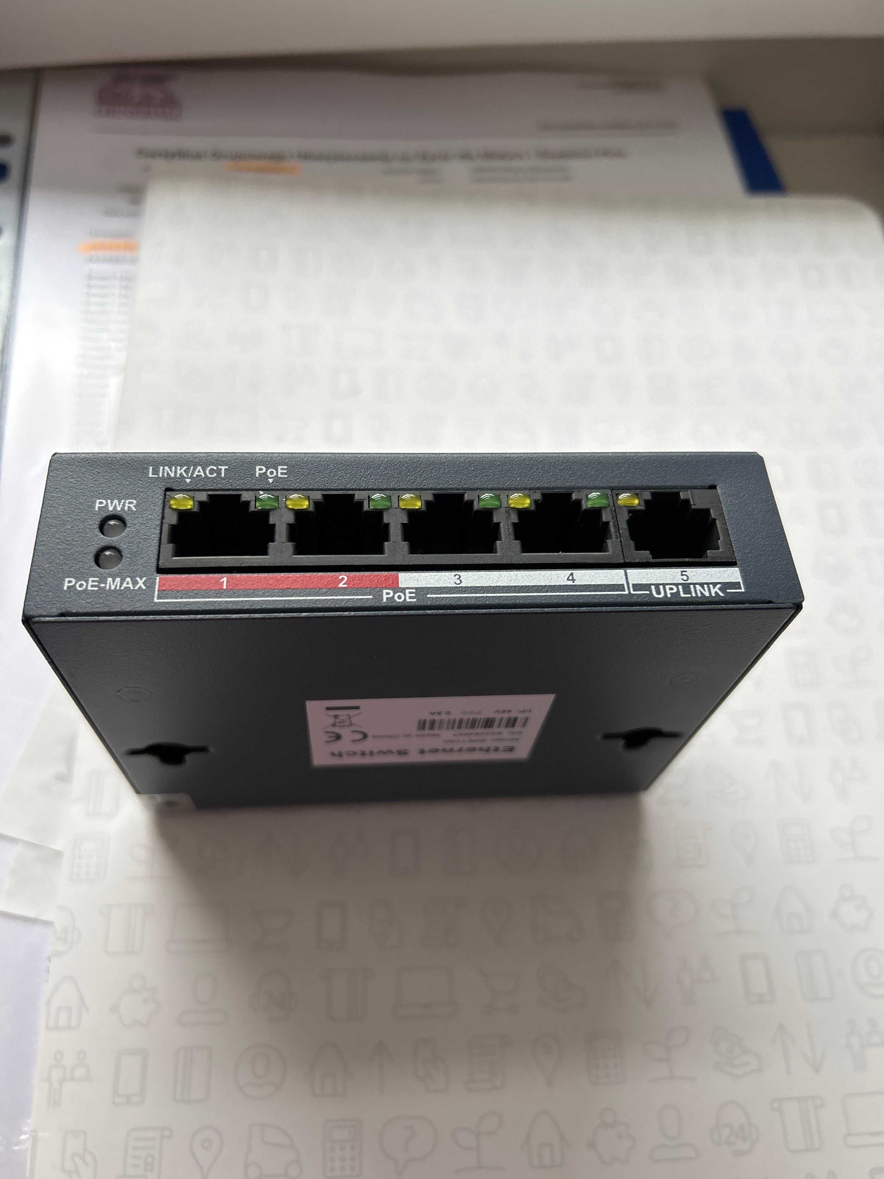 Switch ethernet SPE 114H 5-portów