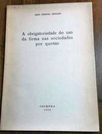 Obrigatoriedade do uso de firma sociedade por quotas - Abel Delgado