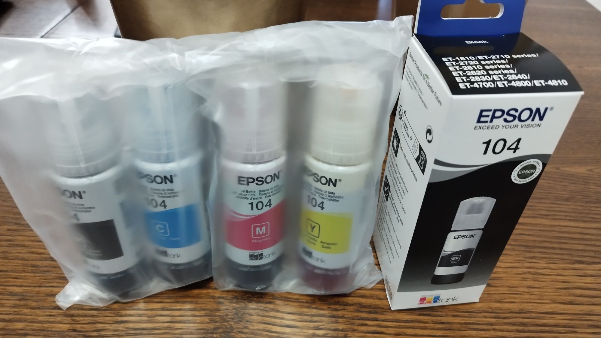 Tinta para impressora Epson. Tinta 104