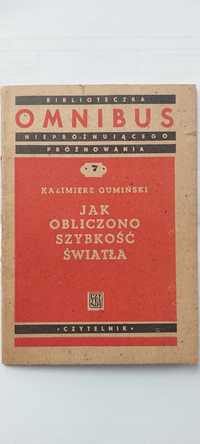 Omnibus - jak obliczono szybkość światła - Kazimierz Gumiński