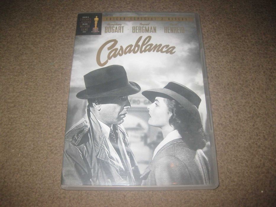 "Casablanca" com Humphrey Bogart numa Edição Especial com 2 DVDs
