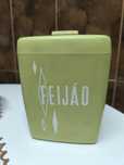 Conjunto de 4 caixas para alimentos vintage