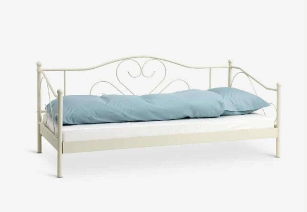 Łóżko młodzieżowe metalowe 90x200