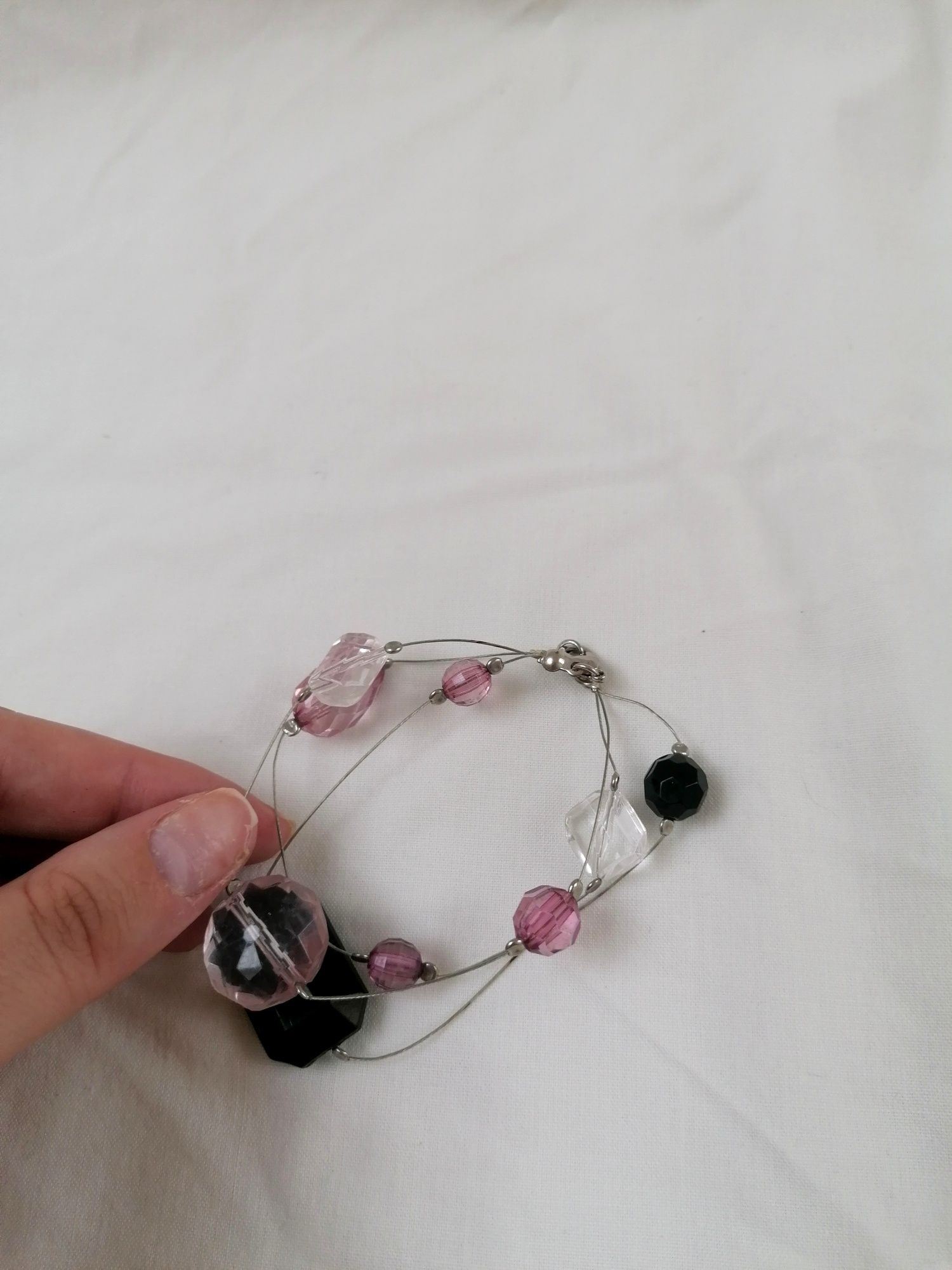 Pulseira de Arame com pedras