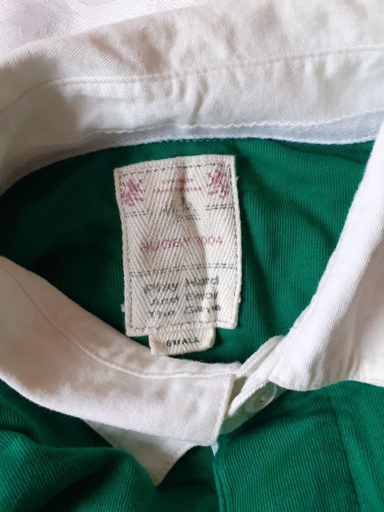 Koszulka polo rugby Irlandia.