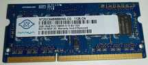 RAM DDR3 2GB 1Rx8 PC3-10600S 1333Mhz do laptopa sodimm