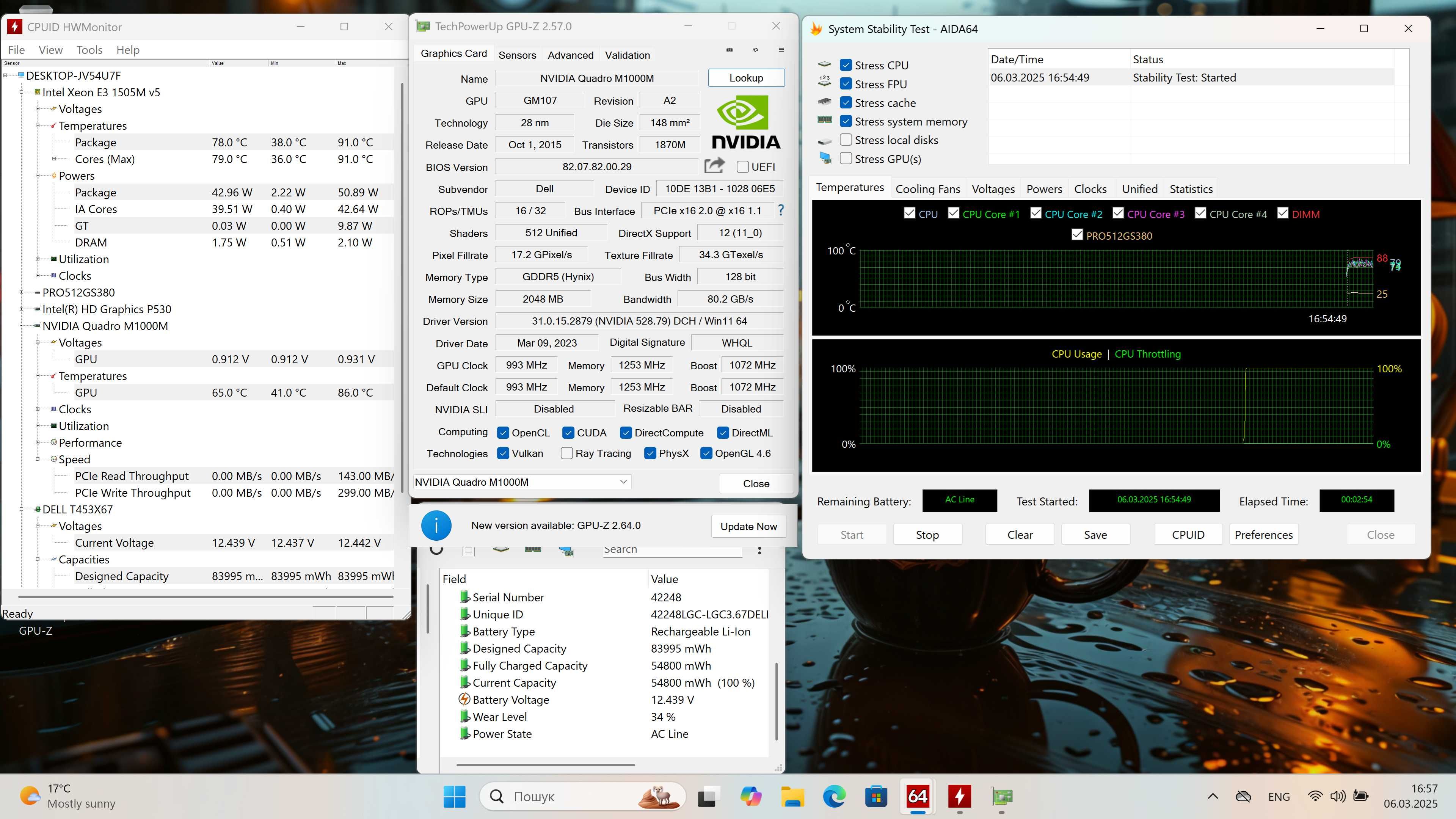 Ноутбук Dell Precision 5510 4K|Xeon|Quadro M1000M|16GB|512GB