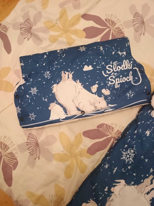 Śpiworek i mufka do wózka