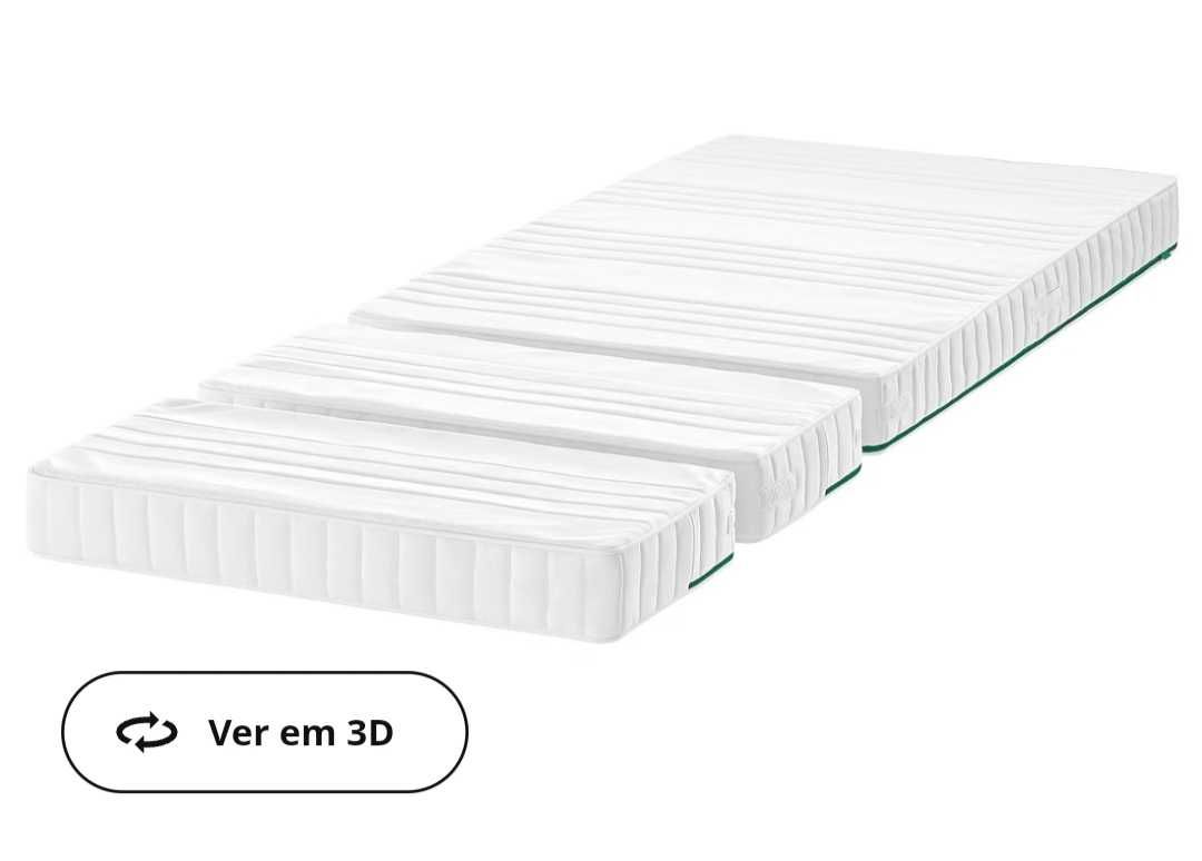 Cama criança extensível ikea + colchão